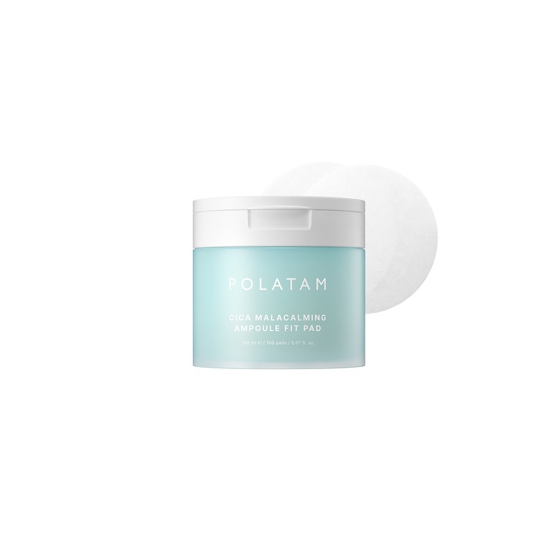 Polatam Cica Malacalming Ampoule Fit Pads 150ml / 100 pads