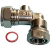 UKDeals Direct® 15mm Chrome Service Valve Angle 1/2" Inc Washer