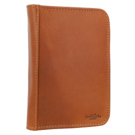 Gusti Yannick Leather Pencil Case for Men and Women, brown, Retro