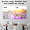 Portable Projector Curtain 16:9 Metal Anti Light Folding Screen 60
