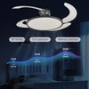 AHAWILL 48 Inch Retractable Ceiling Fan,Low Profile Ceiling Fan with