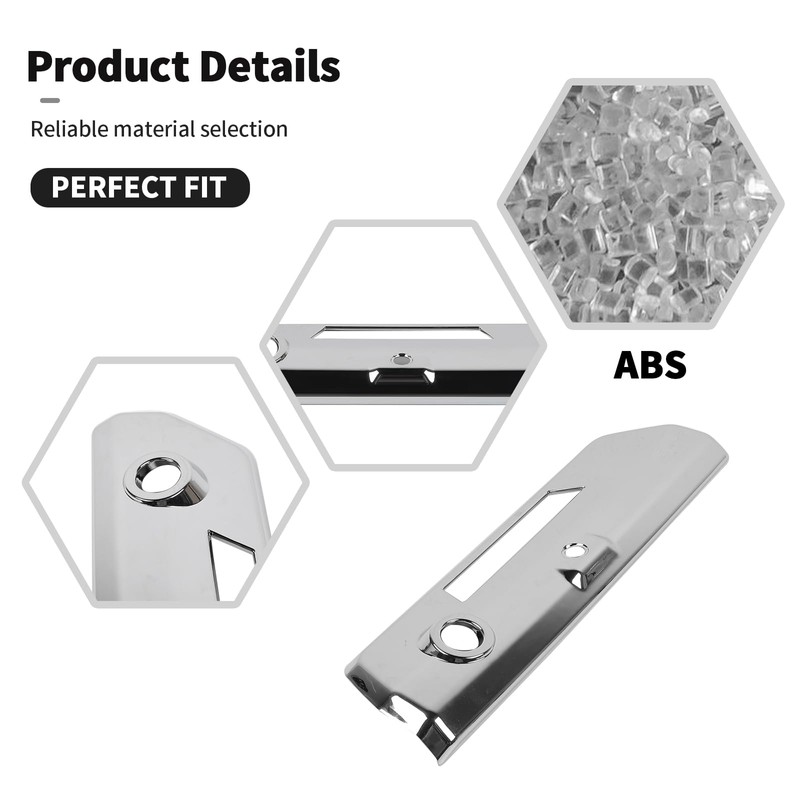 HTHE Light Color Tailgate Door Handle Cover Trim Compatible with