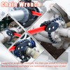 Pcmursal Chain Wrench, 35" Strap Wrench Heavy Duty with 27.5"