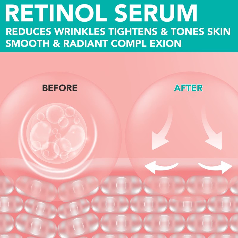 Retinol Serum Face with Retinol, Hyaluronic Acid and Vitamin E