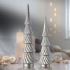 Regency International 14-17" Resin Modern Trees, Set of 2, Champagne