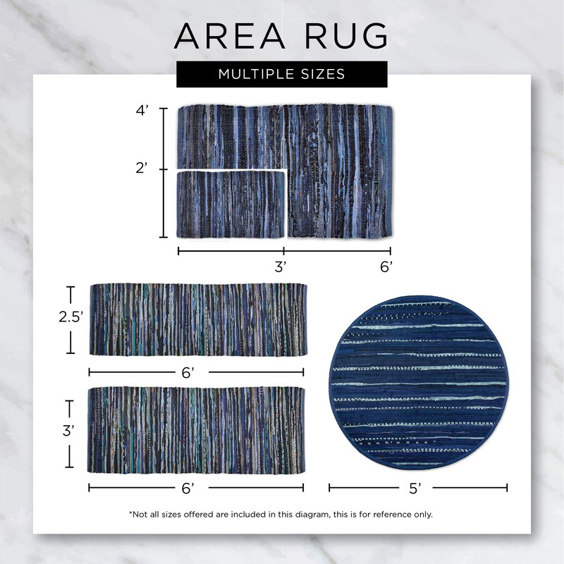 DII Slub Rug Collection - Bucle de algodón Reciclado, 2