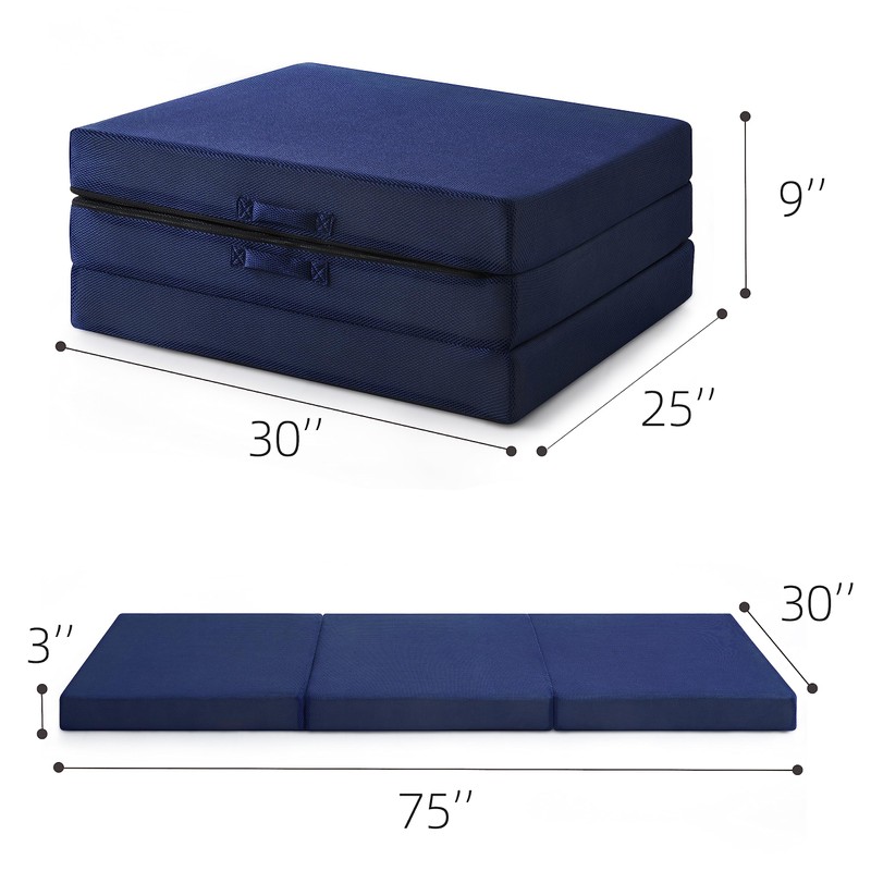 Jamdok 75 X 30 X 3 Inch Foam Folding Sleeping