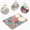Dish Drying Mat for Kitchen Colorful Boho Moroccan Absorbent Heat