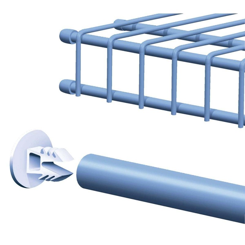 CLOSETMAID 7563800 Hang Bar Endcap (2 Pack)