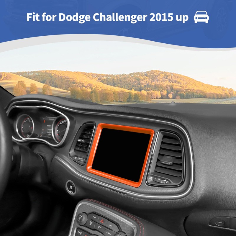 RT-TCZ for Challenger Dashboard Display Screen Trim Frame Cover for