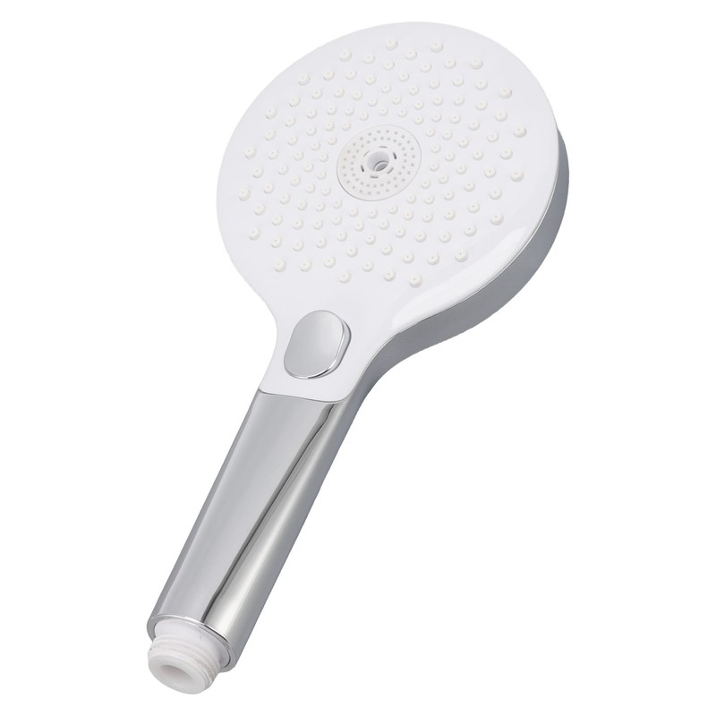 Home Bathroom Shower Head 3 Function Button Water Saving Silicone
