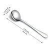 Kyraton Soup Spoons 12 Pieces, Stainless Steel Round Stainless Steel