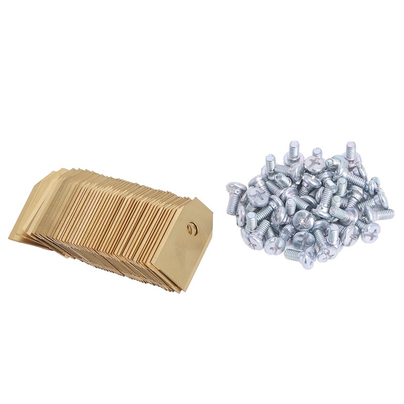45pcs Robot Mower Blades Replacement Golden Stainless Steel Garden Mowing