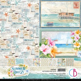 Ciao Bella Summer Breeze 12"x12" Patterns Pad - 190gsm