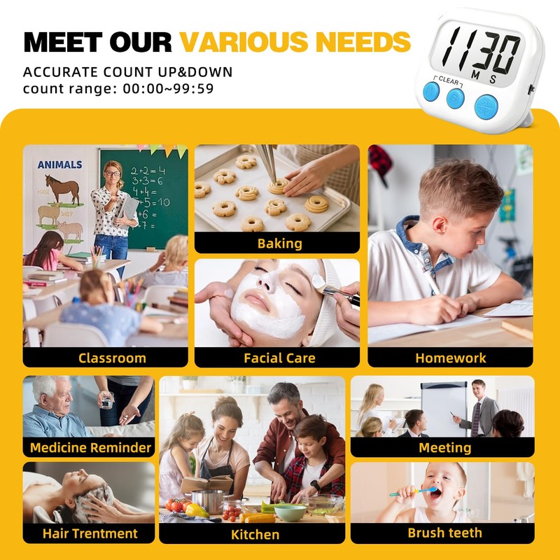 Classroom Timers for Teachers Kids Large Magnetic Digital Timer Teacher