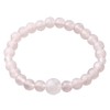 Nakago Precious Stone Bracelet Rose Quartz 6mm E-104