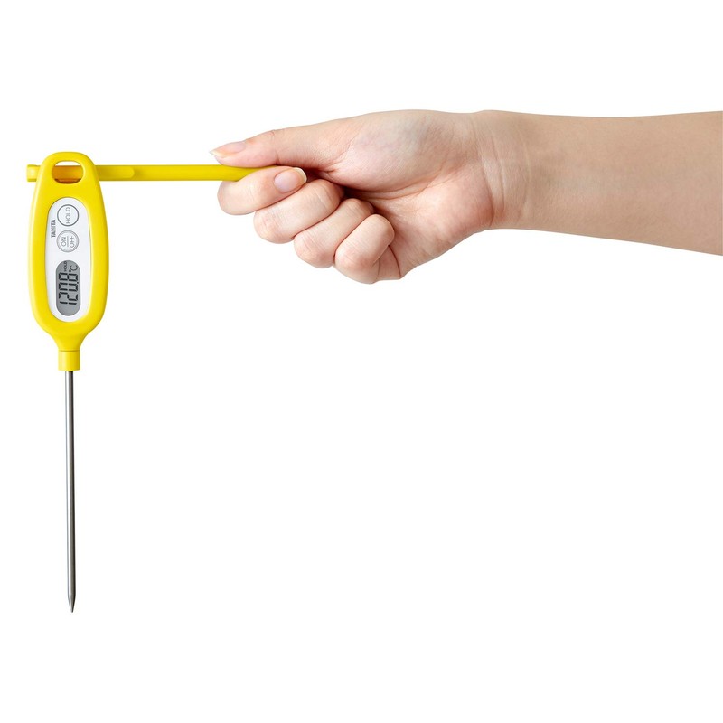Tanita Thermometer, Cooking, Waterproof, -50 - 250°C, Yellow, TT-508N, YL,