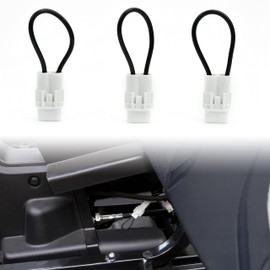 SAUTVS UTV Seat Belt Bypass, Harness Override Switch Connector Jumper Plug Clip Over Ride by-Pass for All Kawasaki Mule/ 2017+ Kawasaki Teryx X4, KRX 1000/ All Yamaha YXZ & Viking Accessories (3PCS)