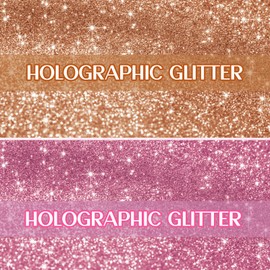 Pink Glitter Powder, Shimmering Glitter Powder, Glitter Powder for Crafts, Pink Glitter Fine, 0.2 mm Fine Glitter Powder, Craft Glitter Powder, 100 g / 3.53 oz Fine Pink Glitter for Face Eye