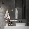 JQK Self Adhesive Towel Hook Gold, No Drill Stick on