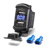 GCD 4.2A Dual USB Port Socket Charger Rocker Style 2.1A
