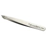 Pointed Slant Hair Tweezers Stainless Steel with Leather Case -