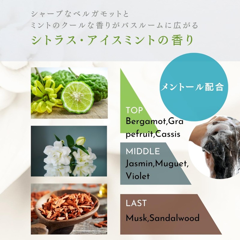 CARA ヘッドスクラブ 230g シトラスアイスミント 頭皮クレンジング スクラブ スカルプシャンプー 頭皮ケア 頭皮スクラブ ヘッドスパ