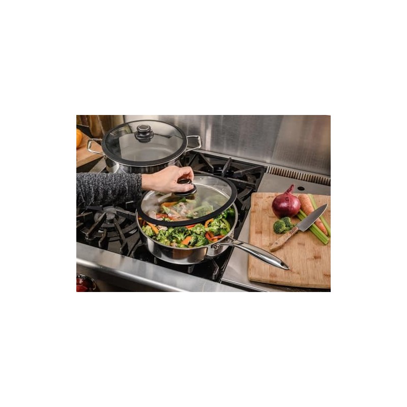 Black Cube Pots & Pans Set Lid - 11-Inch, Black,