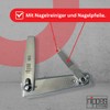 nippes Solingen Nagelknipser | Mit praktischem Nagelfang | Länge 8