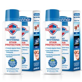 Plus White Post Whitening Stain Rinse - Protects Against Smoking, Wine, & Coffee - Dentist Recommended Whitening Teeth Rinse (6 oz, Pack of 2)