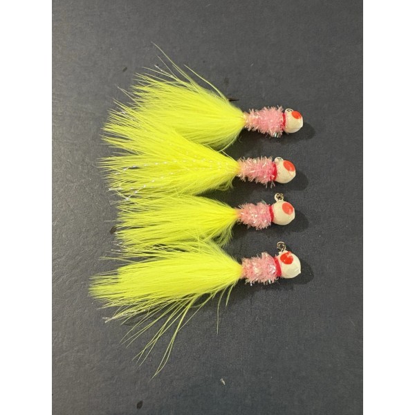 Jigs By Shine hand tied crappie jigs 1/16