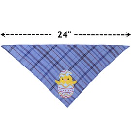 Easter Dog Bandanas 2 Pack, Easter Scarf Set for Dogs