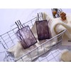 2 Pack Clear Lavender Purple Rust Proof Soap Dispenser, Acrylic