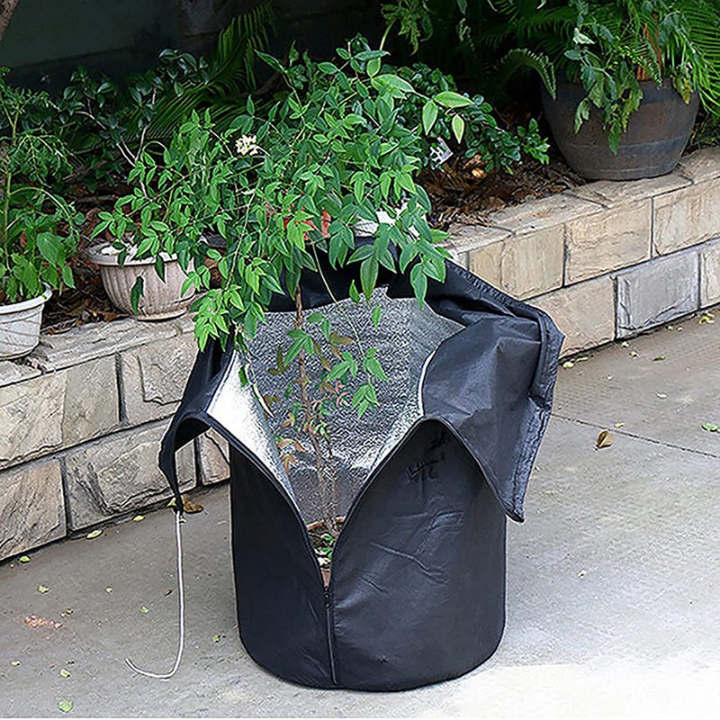 Winter Flower Pot Cover Insulation Anti Freezing Plant Cover Plant