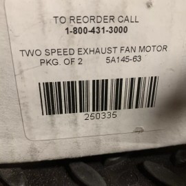 Bay Motor Prod. Inc. 2 Per Box - TWO SPEED FAN MOTOR  FBB-1 5A145-63 BAY PRODUCTS Price Is For 2