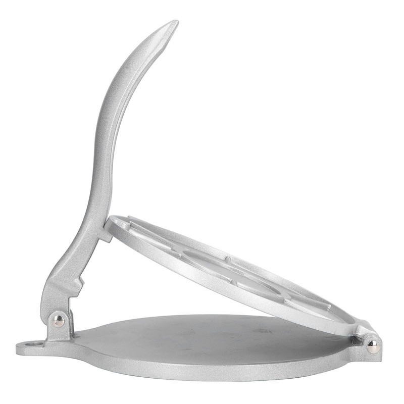 Tortilla Press 7.7in Rust Proof Aluminum Alloy Silver Heavy Duty