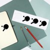 4 x Small 50mm 'Ping Pong Paddle with Ball' Permanent