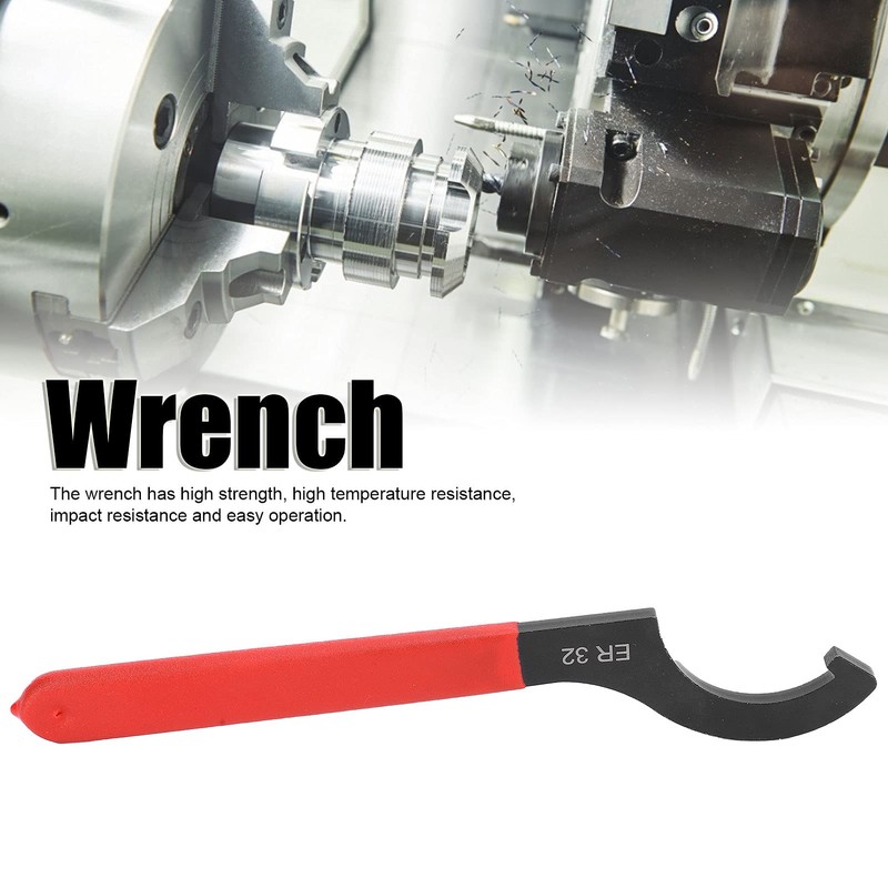 ER32-UM Wrench, Glossy and Flat Stable Performance ER32 Collet Wrench