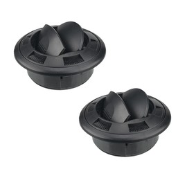 JNNJ Pack of 2 Car Hot Air Outlet, Fan Heater Air Outlet 75 mm, Dashboard Air Conditioning Deflector Outlet, for Car, Bus, Motorhome, Caravan, Universal Accessories