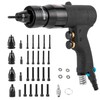 Pneumatic Rivet Nut Gun 10-24", 1/4", 5/16", 3/8" Gun Heads
