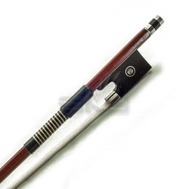 PAITITI 4/4 Full Size Violin Bow Brazil Wood Mongolian Horsehair Octagonal Stick Fully-Line Abalone Inlay Plastic Wrap