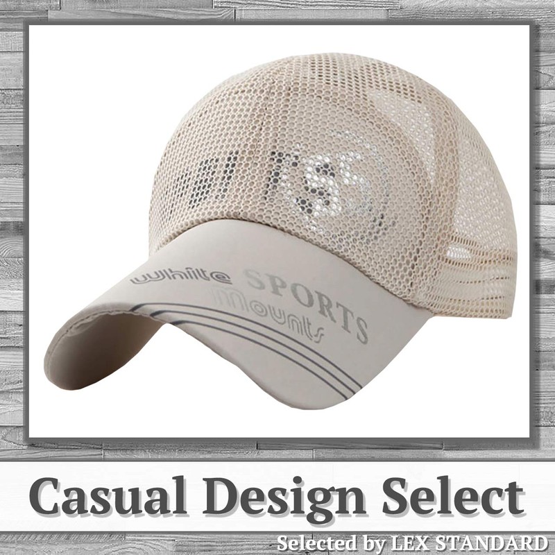 LEX STANDARD CH011 Men's Cap, Mesh, Stylish, Logo, Sports, Outdoor