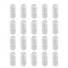20pcs Hearing Aid Lanyard Clip ABS Portable Transparent Clip Accessory