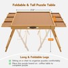 UPVERCY 24.8" H Tall Puzzle Table with 6 Drawers, 1000