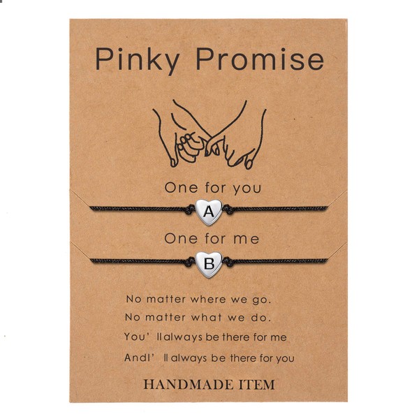 SANNYRA Pinky Promise Bracelet - Bff Matching Couples Bracelets -