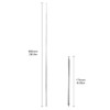 AEDIKO 5pcs Telescopic Antenna M3 Male Thread 7 Sections AM