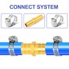 ERGAOBOY 5 x 10 mm brass hose nozzle, 2-way straight