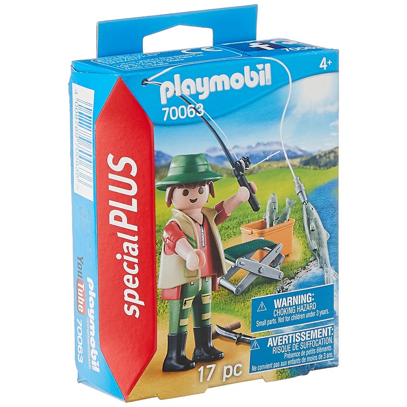 Playmobil 70063 Special Plus Fisherman, Fun Imaginative Role-Play, PlaySets Suitable