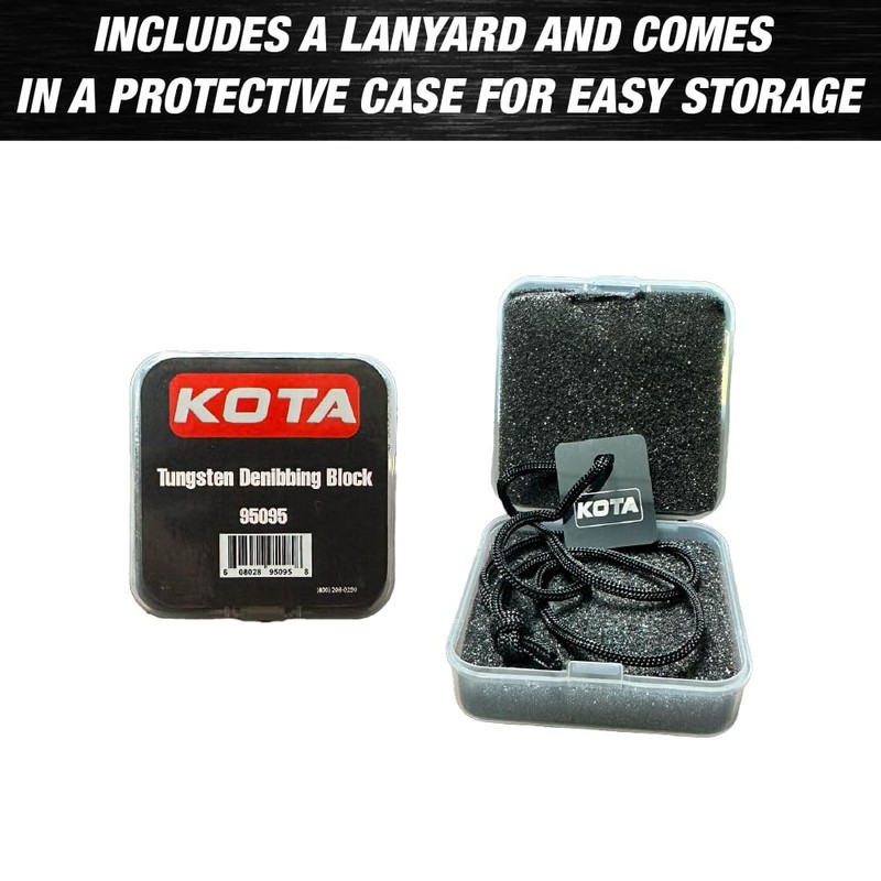 LAUCO Tungsten Denibbing Blade Block Tool For Removing Dust, Paint