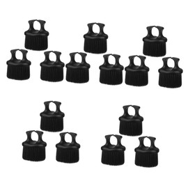 FOMIYES 15 Pcs Retro Oil Brush Hair Detangling Brush Mustache Brush Bristle Beard Brush Knuckle Brush Barber Beard Brush for Men Bristles Beard Brush Abs Portable Man Bristle Brush